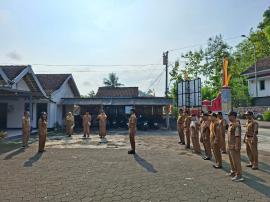 Apel Pagi Sidoharjo Berlangsung Khidmat, Lurah Sampaikan Apresiasi dan Arahan Penting